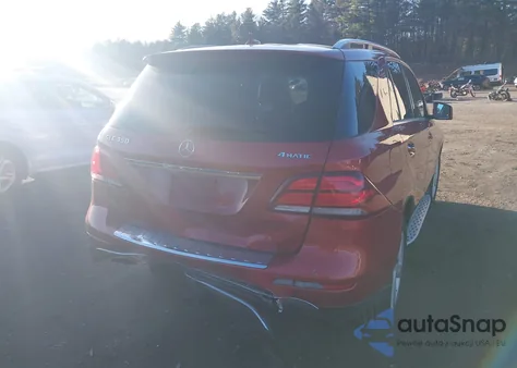 2016 Mercedes-Benz Gle 350 4Matic из США, поврежденный, VIN 4JGDA5HB1GA717511